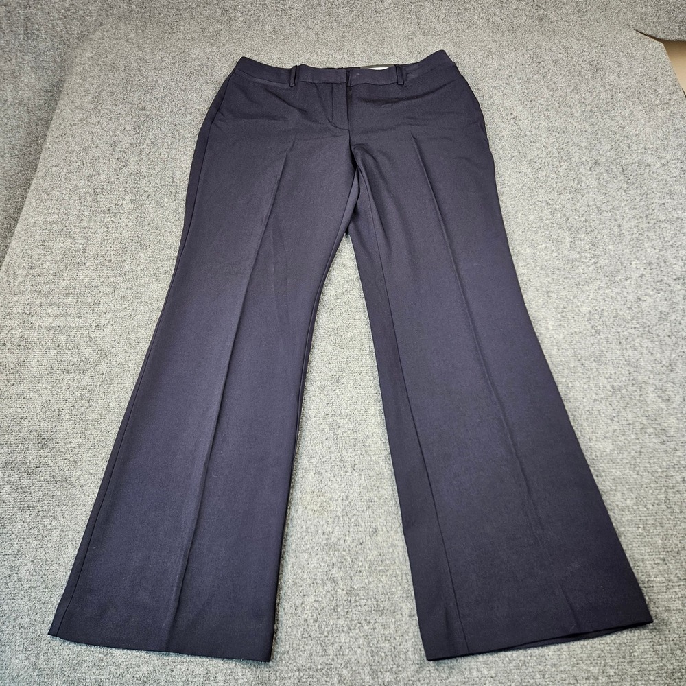 Worthington Curvy Fit Trouser Pants Navy Blue Size 12 T7AQSHK NWT